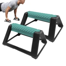 Non-Slip Push-Up Bars With Anti-Slip Grips - Ergonomic Wrist Support, Durable Chest, Triceps, Arm Training Bars - Home Fitness Equipment, Unisex, Suitable For Gym Or Home Use - Multicolor - View 8