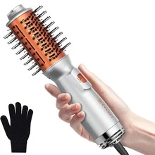 Escova de Ar Quente 4 em 1 - Secador de Cabelo, Escova Alisadora e Modeladora, Escova Quente para Cabelos Úmidos e Secos, Aquecimento Rápido de Alta Potência, Ferramenta de Styling de Cabelo para Viagem e Presente