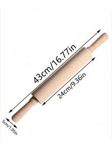 1 件大号木制擀面杖意大利面面团滚筒家用厨房工具用于擀饺子皮和面条坚韧的心