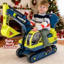 Excavator Ride On Toddler Toys With Snow And Sand Digging Capabilities Beach Toys, Indoor/Outdoor Ride On Excavator Toy, Suitable For Boys Girls Ages 3 4 5 6 7 8+ The Perfect Birthday Gift For Kids - Multicolor - View 6