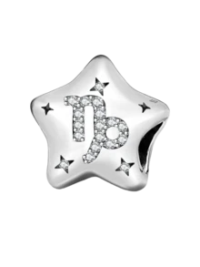 1pc Exquisite 12 Zodiac Sign Pendant Bead, Suitable For Women To Wear, Can Be Used For DIY Jewelry Making Such As Bracelets And Bangles, An Excellent Gift For Girlfriend - Star Constellation - View 12