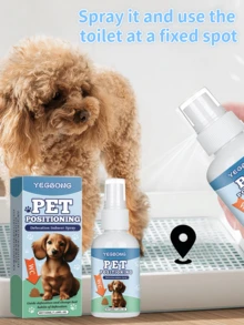 YEGBONG 宠物排便诱导剂 50ml，犬猫厕所诱导剂，针对性训练厕所喷雾，用于排尿和排便。定点喷洒即可使用厕所，诱导排便，摆脱不良习惯，告别随意排便 - 彩色 - 查看 2