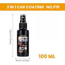 HGKJ P19 Ultimate Ceramic Coating Spray - Nano Car Coating Spray For Extended Protection And Paint Care, Quick-Acting Coating Agent For Automotive Paint, Nano Crystal Spray Wax, Clear Coat Spray Sealant,High Temperature Resistant - Multicolor - View 10