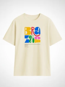 T-Shirt Shirt T-Shirt Brazilian Floral Print Oversized T-Shirt Summer Fashion Round Neck - Brasil Brazuca - Kem - Xem 3