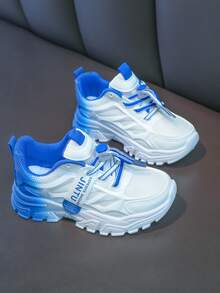 2024年新款男女童网眼透气休闲跑鞋 - 藍色 - 查看 7