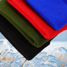 Round-Crown Beanie With Pom-Pom, Large Head Circumference, Solid Angora Knit Cap, European And American Yarn Cap, Plain Pom-Pom Yarn Cap, Customizable Text Logo - A - View 8