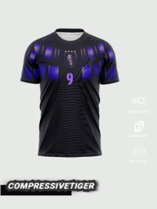 Personalisiertes Uruguay Fußball-Trikot für die Weltmeisterschaft 2526 - Individueller Name & Nummer - Atmungsaktiver Kompressionsfit für Höchstleistung - Fan-Sportbekleidung