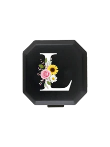 Tragbare Fach-Pillenbox, Rose, Gänseblümchen, Sonnenblume, A-Z Buchstaben Muster, tragbare medizinische Erste-Hilfe-Ausrüstung, 6-Fach Kapsel Aufbewahrungsbox, Reise Pillenbox, Pillenbox, 6-Gitter Tabletten Organizer, Reise Mini Pillenbox, feuchtigkeitsgeschützte Pille und Vitamin Behälter Spender, Medikamenten Aufbewahrungstasche, Reise Medizin Organizer, Outdoor Reise Essentials - Verschiedenfarbig - Übersicht 17