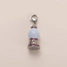 1 pieza Taza de té de lencería de acero de color, bola de cristal, corona de niña pequeña, sombrero de la ciudad Blender, colgante de acero inoxidable, se puede usar para hacer collares, pulseras, aretes, llaveros, etc. Material de acero inoxidable chapado en oro de 18K, joyería, cuentas decorativas, joyería de mujer, joyería DIY, joyería de llavero, joyería de acero inoxidable, colgante de acero inoxidable.