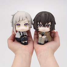 书呆子狗狗大头坐姿系列动漫模型雕像，桌面摆件，电脑机箱装饰品，家居装饰，小礼物，圣诞节和万圣节礼物 - 彩色 - 查看 1