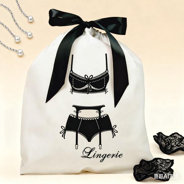 Customized Christmas Drawstring Bag, Cotton Fabric Gift Bag For Christmas Eve, Candy, Cookies