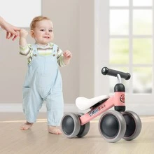 Baby Balance Walker, Four-Wheel Balance Car, Silent Wheels And Anti-Fall, Infant Toy, Suitable For Babies 12-24 Months Old, Halloween And Christmas Gifts For Boys And Girls - Pink - View 5