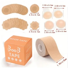 Kit Multifuncional de Suporte para os Seios para Esportes e Uso Diário: Alças de Elevação, Fitas Adesivas, Insertos de Silicone e Sutiã sem Alças | Elevação e Modelagem Seguras