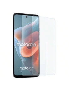 Juego de 3 piezas, 2 protectores de pantalla, 1 funda para teléfono, compatible con Moto G52/E32/E22i/Edge 30 Neo/Moto G82/Moto G10/G45/Moto E6s/E30/G20/E30/E14/G24 POWER/G30/E40/G31/G24/E7 POWER/G41/G04/G35/Edge 30/Moto G34/G84/G54/G14/G55/E22/E13/G50 Protector de pantalla de alta definición/Funda de teléfono equivalente