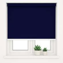 Roller Blinds - Navy Blue - View 1