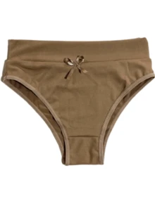 Kit Calcinha Com 5 Cintura Alta Lingerie Feminina Cós Alto Segura Barriga Conforto Langerie Íntima - Multicolorido - Visão 5