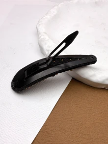 Pasador de cabello con cristales de Rhinestone checo con estilo coreano, clip de flequillo y accesorio de moda para el cabello, pinzas para el cabello, barrettes