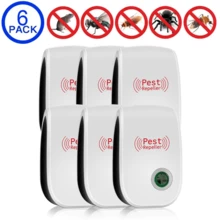 1 pezzo Repellente per parassiti a ultrasuoni - Dì addio a topi e insetti! Nuovo repellente per parassiti a doppia frequenza a ultrasuoni ed elettromagnetico di ultima generazione, adatto per case con bambini e famiglie. Un solo dispositivo risolve il problema di topi, zanzare, cimici dei letti, pulci e altro ancora. Rimozione fisica dei parassiti, silenzioso e adatto per case, hotel, magazzini, uffici e altro. Facile installazione, fornisce uno spazio interno pulito e senza preoccupazioni. Regalo di Natale/Ognissanti. - Spina tipo C UE (220-240 V) - Visualizzare 15