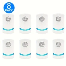1/2/4/6/8pcs Ultrasonic Indoor Pest Repeller - Smart Frequency Conversion, Quiet Protection, New Generation Ultrasonic Pest Repeller With Dual-Wave Frequency Technology, Intelligent Scanning To Strongly Repel Mice, Cockroaches And Other Pests, Noise-Free, Energy-Efficient, 360° Full Coverage, Suitable For Kitchen, Bedroom, Hotel And Other Spaces, Providing A Quiet And Clean Living Experience. Christmas/Halloween/New Year Gift For Family, Friends And Partners. - US A Type Plug(110-127V) - View 14