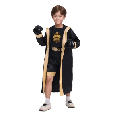 Trang phục nhà vô địch quyền anh cho bé gái 3-10 tuổi, trang phục hóa trang Halloween, trang phục biểu diễn trên sân khấu tiệc sinh nhật, trang phục chủ đề lễ hội.