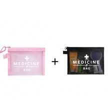 Bolsa de tela organizadora de pastillas "Bolsa de medicamentos" humorística - Bolsa de medicamentos reutilizable con cremallera para viajes y cosméticos - Regalo ideal para mujeres, hermanas e hijas en cumpleaños y Navidad