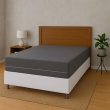 Single/Double/Queen Size Mattress Cover Gel Mesh With Zipper Various Colors - 灰色的 - 查看 3