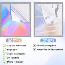 1 卷光泽全息永久乙烯基，12 英寸 * 9.84 英尺，自粘，易于切割和转移，光泽工艺粘合膜，适用于 DIY 剪贴簿、咖啡杯、汽车贴花、家居装饰贴纸、防水自粘乙烯基