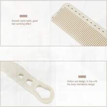 Professional Salon Hair Comb For High Temperature Hairdressing Styling & Cutting, Barber Stylist Tool (White)