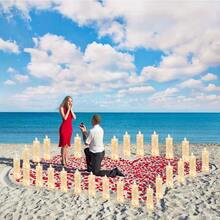 AMILL 3/6/9/12 Pcs Imitation Crystal Candle Lamps, Battery-Powered, Flameless Ambiance Lights, Suitable For Bedrooms And Living Rooms, Valentine's Day, Christmas, And Thanksgiving Gifts - ánh sáng trắng ấm áp - Xem 8
