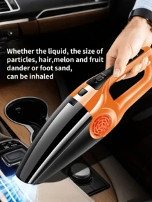 Aspiradora portátil de mano, de uso dual para el hogar y el automóvil, con succión potente y mini cepillo para limpiar, viene con múltiples accesorios, adecuada para automóviles, hogar y oficina, incluye boquilla para ranuras - multicolor - Ver 11
