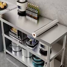 Papel contact de aço inoxidável, rasgue e cole, à prova d'água, à prova de óleo, adesivo resistente ao calor para parede e bancada de cozinha, papel de parede de metal prateado, adequado para backsplash de cozinha, papel de parede autoadesivo, lava-louças, película protetora para renovação de eletrodomésticos de geladeira