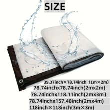 透明防水篷布，升级款帐篷透明天幕布，风雨雪天气必备，安装超级方便，完美适合多场景风雨雪使用