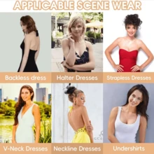 Novos Modelos para 2025 Novo Sutiã Adesivo Sólido com Alças Transparentes e Formato de Pétalas para Mulheres, com Efeito Push-Up Antiderrapante, Tiras Invisíveis Reutilizáveis para Mamilos, Acessórios de Roupa Íntima e Lingerie Feminina