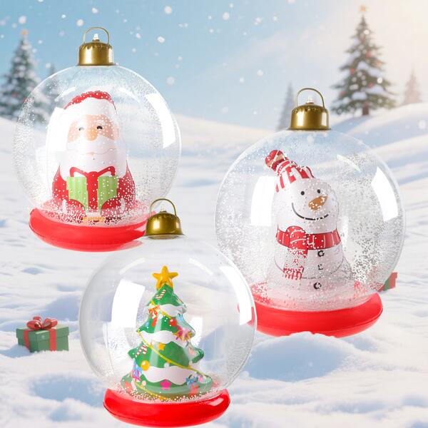 Bola de Navidad inflable, adecuada para el patio y el porche