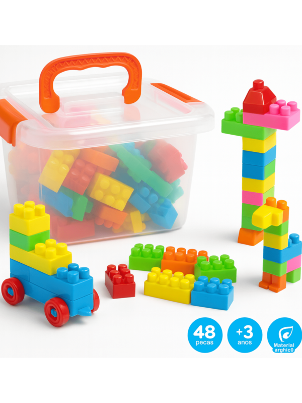 Conjuntos de Blocos de Construção para Decoração de Quarto