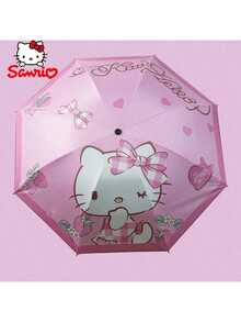 SANRIO 1把卡通折叠伞 - 小巧轻便，8根伞骨，防紫外线，防水，易于携带，休闲百搭，男女皆宜，时尚配饰，母亲节礼物，花园、夏季、海滩、旅行必备、房间装饰，柔软舒适，旅行必备，海滩必备，毕业季，毕业典礼，毕业典礼，祝贺毕业，毕业派对，旅行徒步必备，露营必备，便携工具，夏季必备，夏季便携，雨伞 - 彩色 - 查看 6