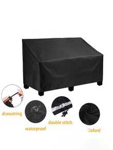 1 peça mais vendida capa de sofá para áreas externas à prova d'água e poeira, capa para banco de jardim, protetor de móveis