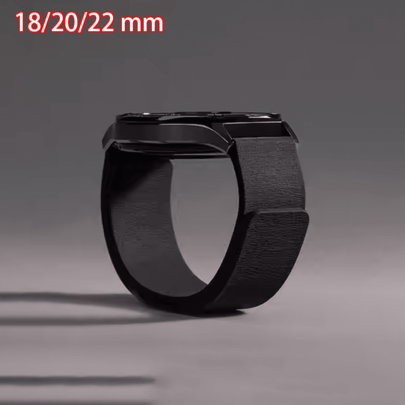 18/20/22mm 1pc Lychee Pattern Silicone Magnetic Silicone Strap Compatible With Samsung Galaxy Watch 7/6/5/4/FE Band Women/Men, Soft Strong Magnetic Silicone Bracelet Wristband With Garmin/Hua Wei Smartwatch Accessories