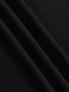Basic Djavan Print T-Shirt - Black - màu đen - Xem 4