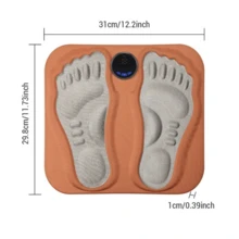 家用便携式按摩垫粘贴按摩器肌肉刺激器低频脉冲按摩垫多功能足部按摩垫脉冲穴位按压按摩垫，橙色适用于办公室、客厅、卧室使用，按摩放松工具 - 彩色 - 查看 8