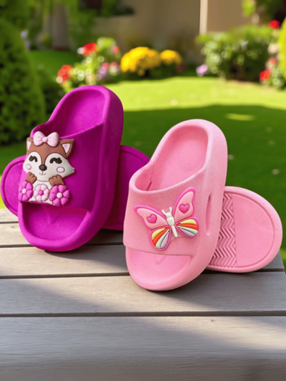 Kit 2 Pares Chinelo Nuvem Infantil Menina