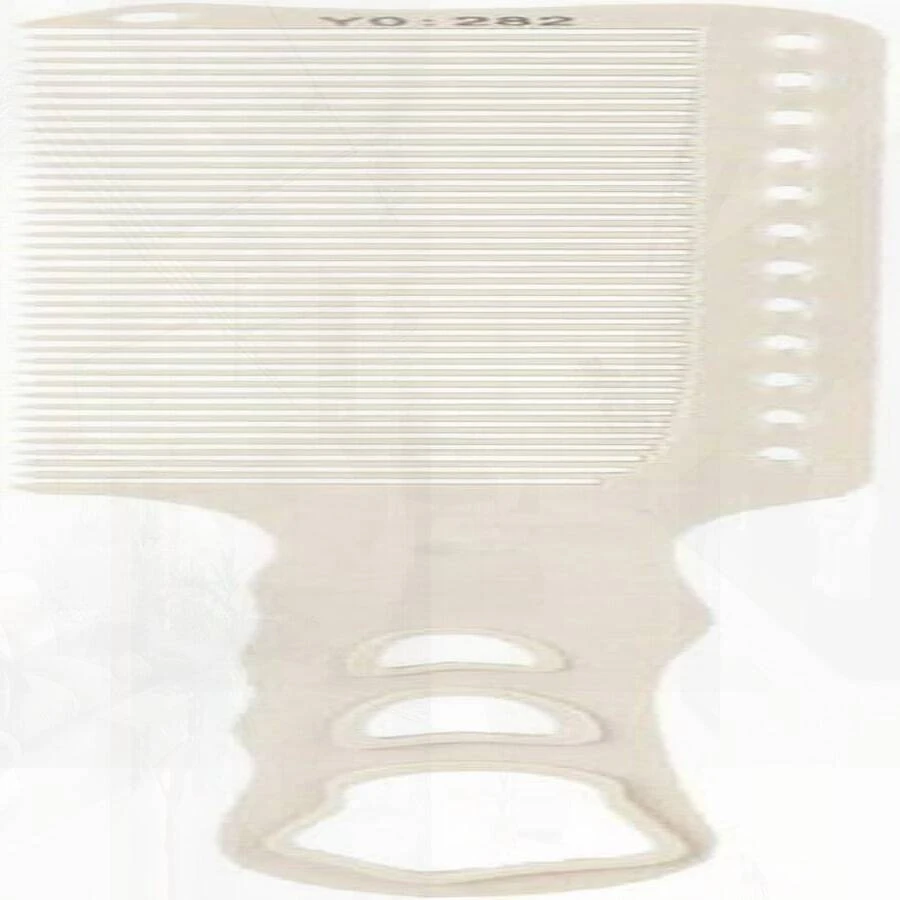 Professional Salon Hair Comb For High Temperature Hairdressing Styling & Cutting, Barber Stylist Tool (White)