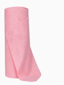 Rolo de Toalha de Fibra Super Fina - Super Absorvente, Reutilizável e Lavável para Cozinha, Banheiro, Carro, Escritório Doméstico - Rosa Suave, Toalha Multiuso para Limpeza de Vidros e Superfícies, Toalha de Banheiro, Estilo Moderno, Tecido Durável