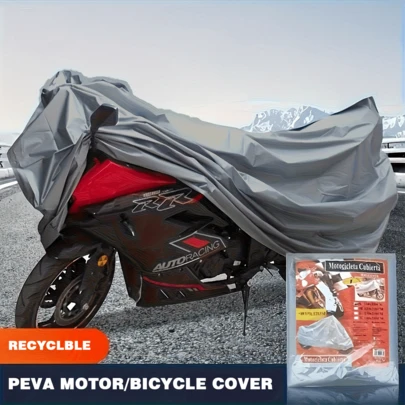 1 set Cubierta para motocicleta/bicicleta, de calidad resistente a todas las estaciones, universal, impermeable, protección contra el sol, nieve, polvo y lluvia para motocicletas y bicicletas, accesorios universales para motocicletas y bicicletas