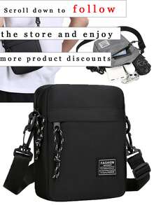 Borsa a spalla in nylon multifunzionale di moda, con ampia capacità, resistente all'usura per il lavoro, con tasche per monete e telefono, borsa a tracolla, borsa a spalla, borsa hobo, borsa da vita, regalo di Natale, Ringraziamento, borsa a tracolla, forniture scolastiche, borsa piccola, borsetta, borsello, nuovi articoli per la vita degli studenti, accessori essenziali per borsette, borsa a tracolla