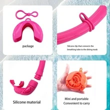 Adult Swimming Snorkel, Suitable For Freestyle Swimming, Scuba Diving Equipment For Pool And Open Water Swimming