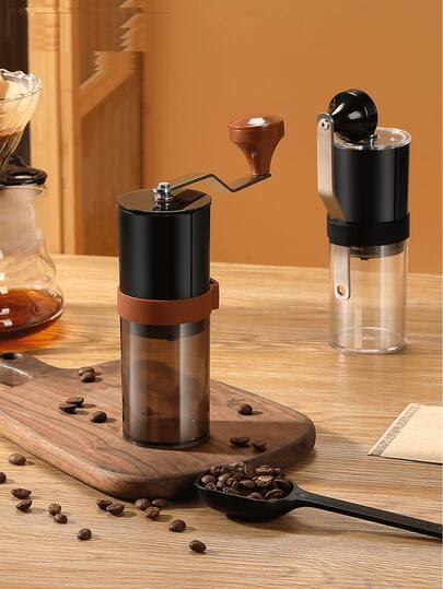 Tragbare manuelle Kaffeemühle, Outdoor Handkurbel Kaffeemühle, kleine Kaffeebohnenmühle, Pulvermühle