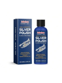100ml Silver Jewelry Cleaner Liquid Silver Oxidation Yellowing Polishing Rust Stain Remover Anti-Tarnish For Silver Instruments Watch Diamond - Blue - View 17