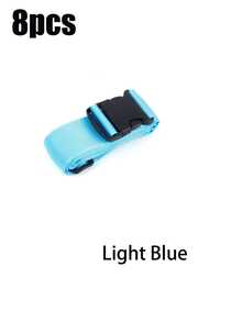 2/4 件行李带，旅行行李箱捆绑带，交叉打包带加厚捆绑带，适用于旅行收纳袋、化妆包、化妆包、度假收纳包、大容量化妆品收纳盒、化妆盒，可装口红、刷子、护肤品、手机、硬币、小物件，适用于家居、礼品、度假和节日万圣节圣诞节多功能用途 - 彩色 - 查看 46