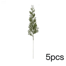 45 pièces Décorations de Noël, Verdure artificielle Ornements de Noël Branches de pin de Norfolk avec tiges de baies rouges pour couronnes de Noël DIY, centres de table d'arbres de Noël et décoration